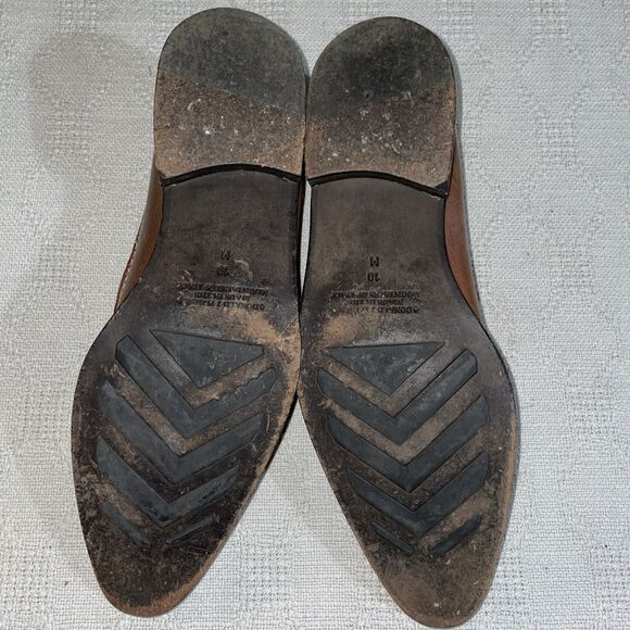 Donald Pliner Italy Men’s Dress Loafers Size 10 M Brown Leather Going out Party - Picture 6 of 12